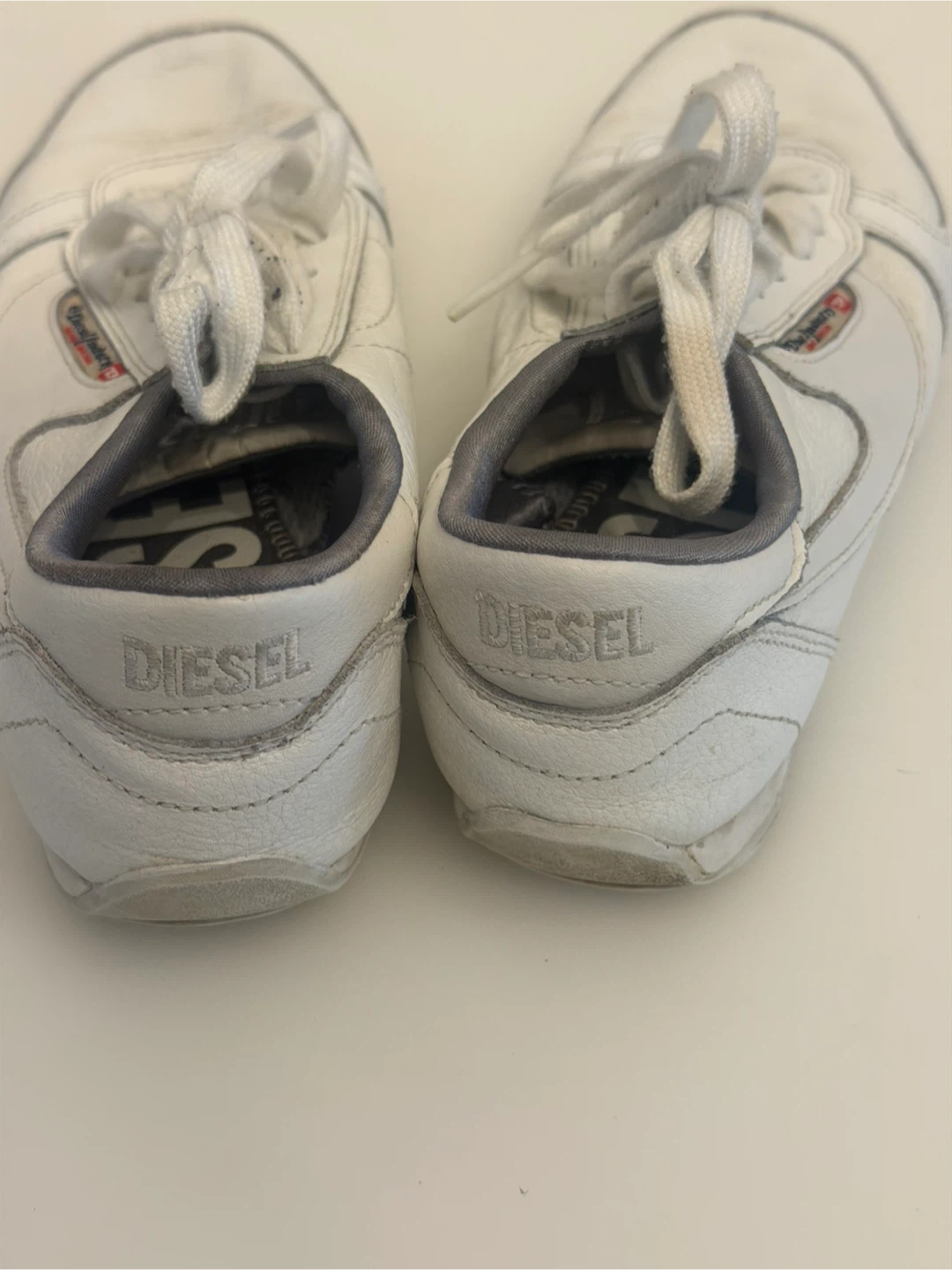 Vintage Diesel Sheclaw W White Leather Sneakers Women’s US 6.5 - photo 5