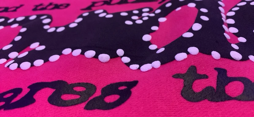 Sp5der Pink Sweatpants - photo 2