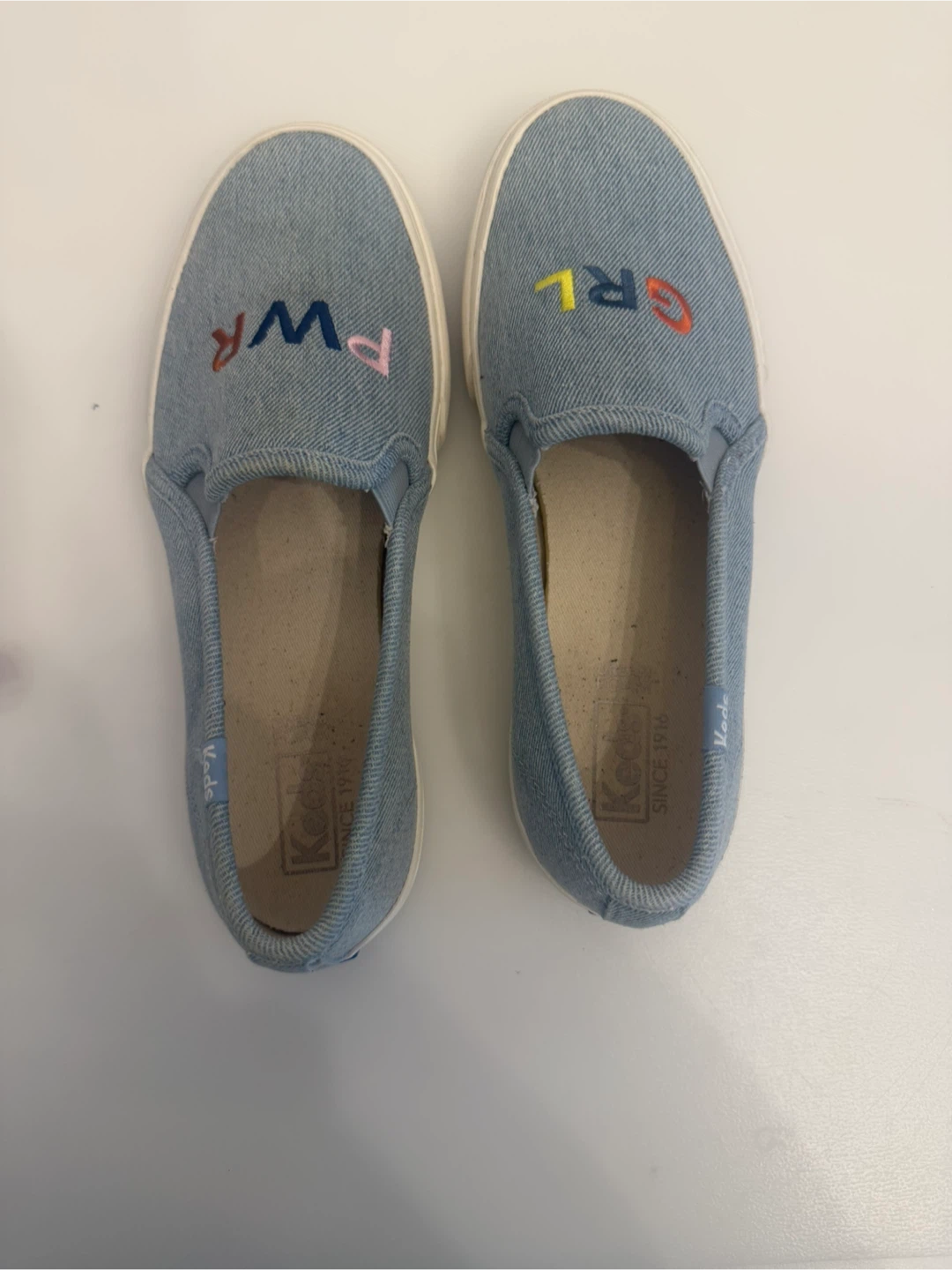 Keds GRL PWR Denim Slip-On Sneakers - photo 2