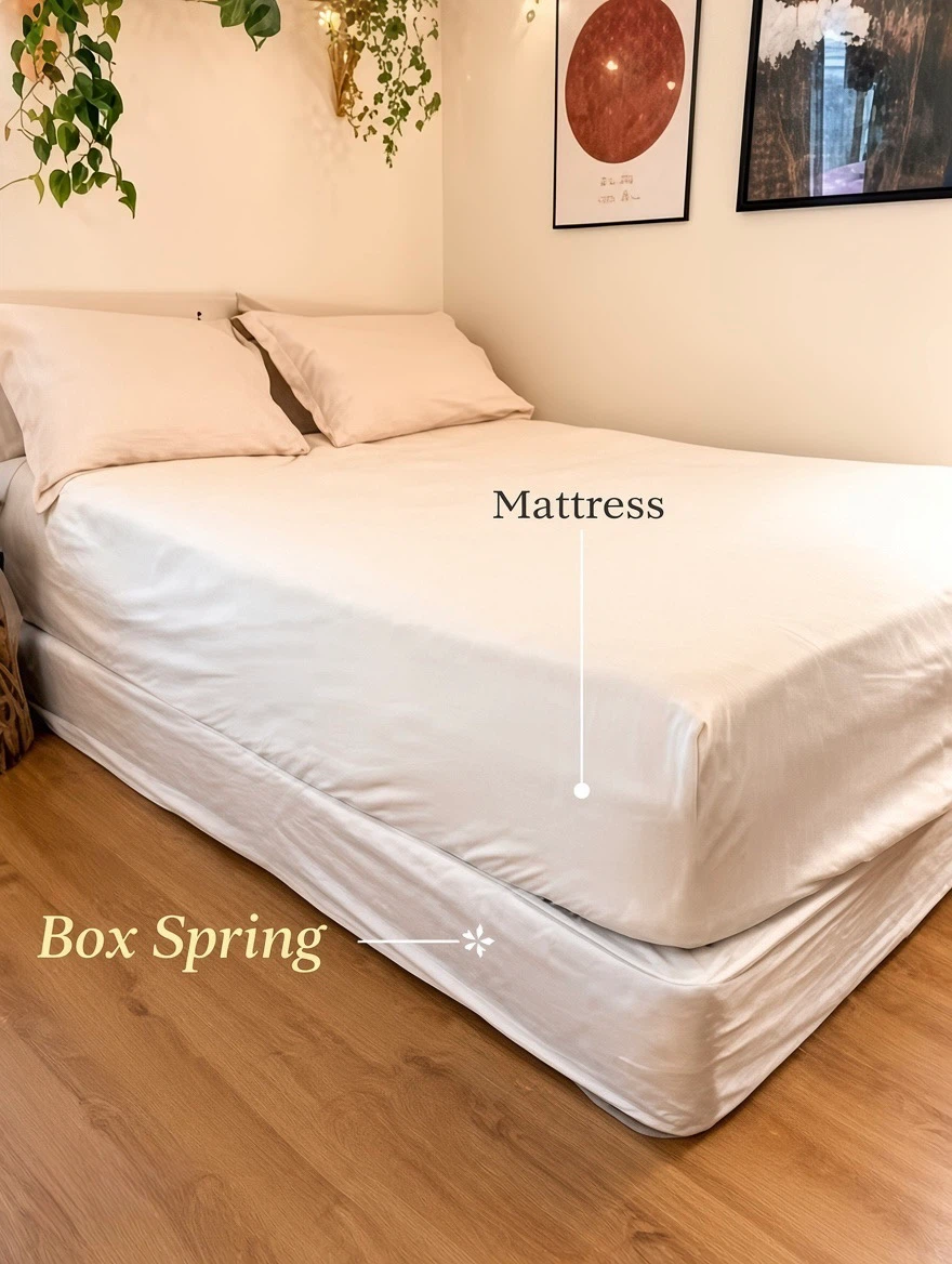 Split(2 Piece)Queen Size Box Spring for Bed Mattress - photo 5