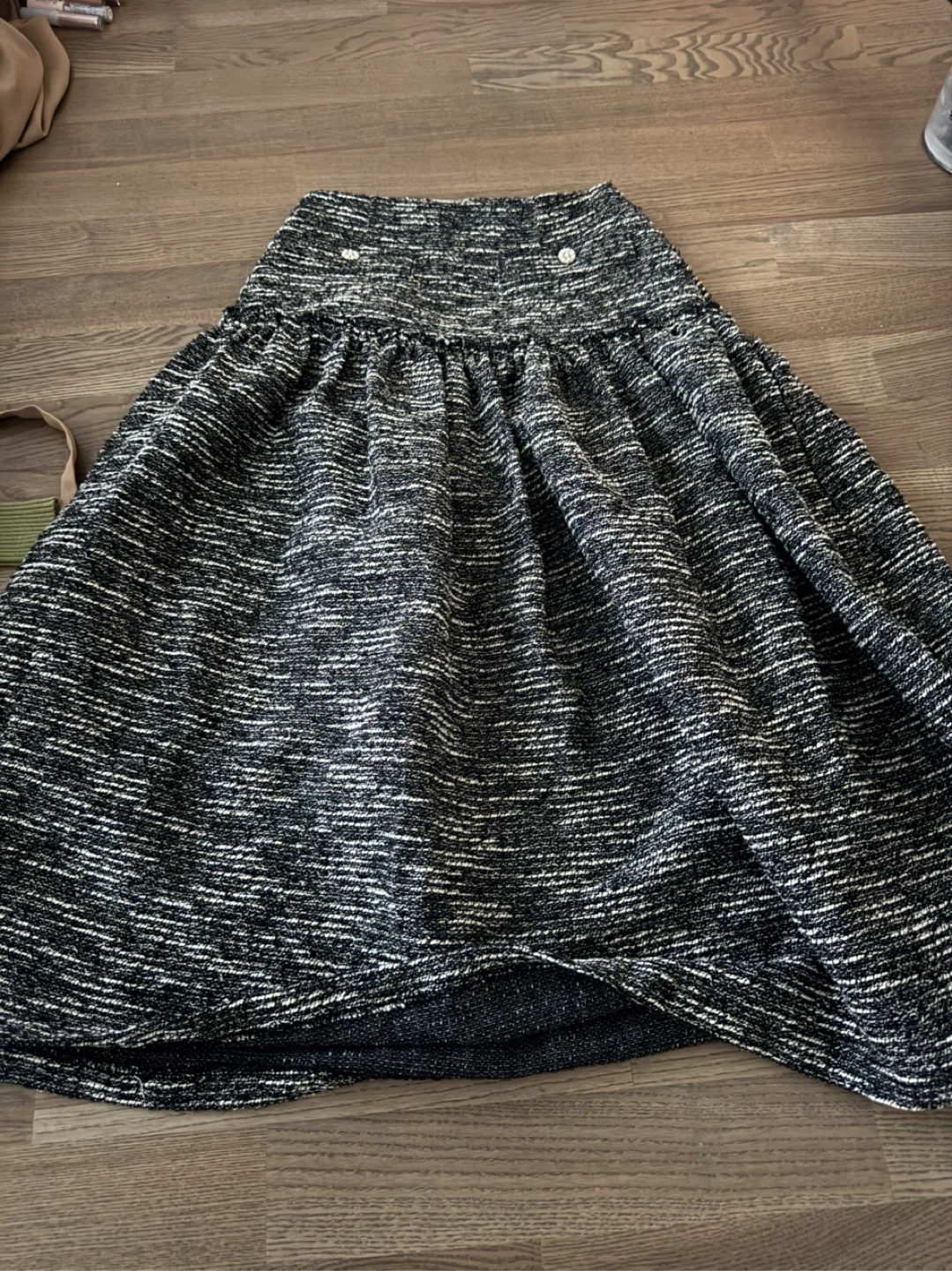 Designer’s (Chanel-style nautical tweed plaid ) Skirt - photo 3