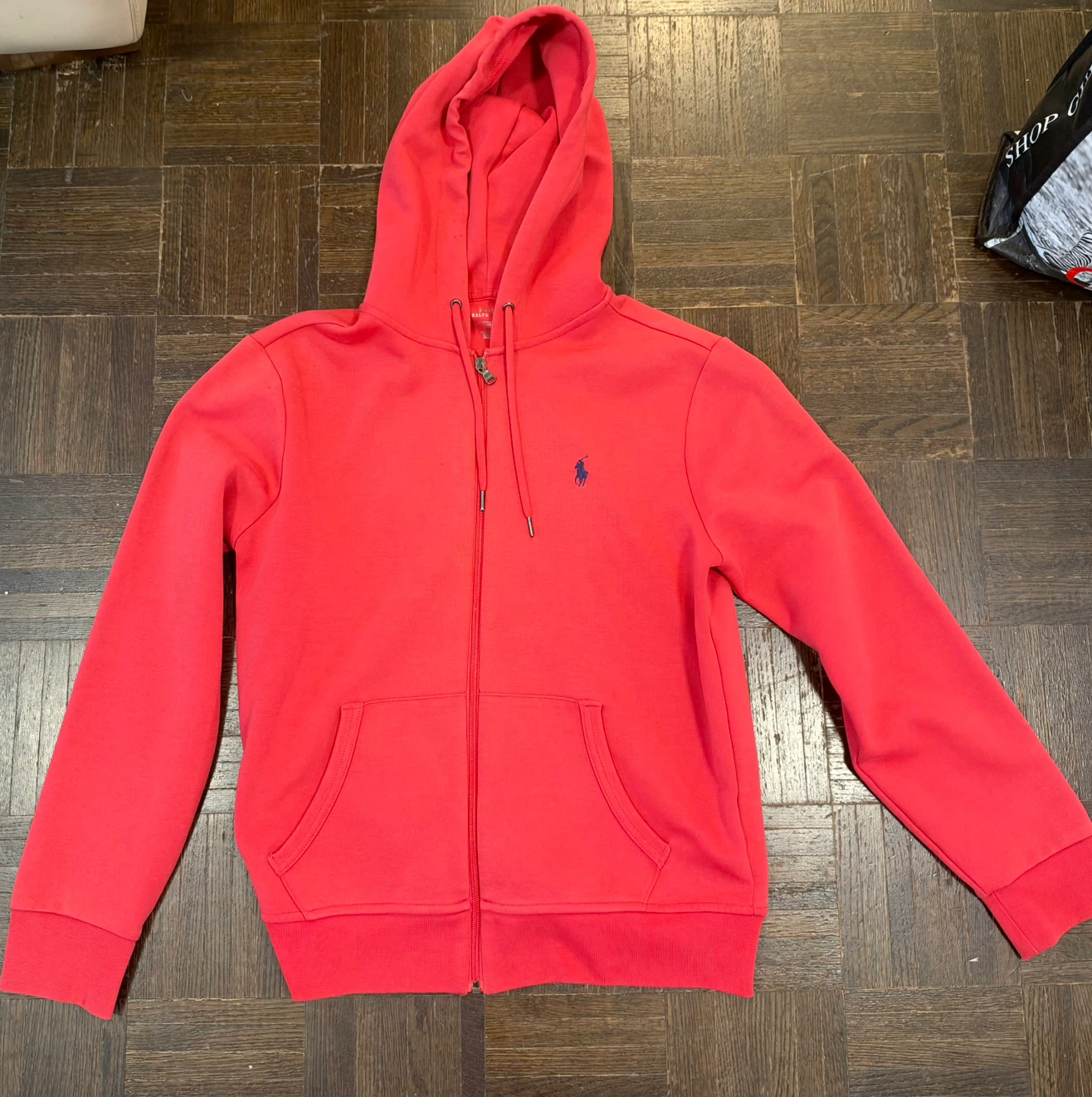 Polo Ralph Lauren Red Zip Hoodie
