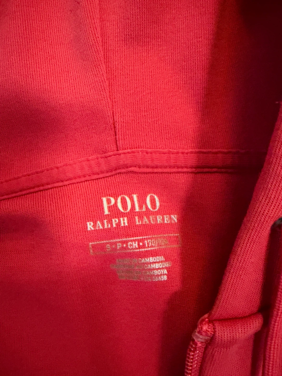 Polo Ralph Lauren Red Zip Hoodie - photo 2
