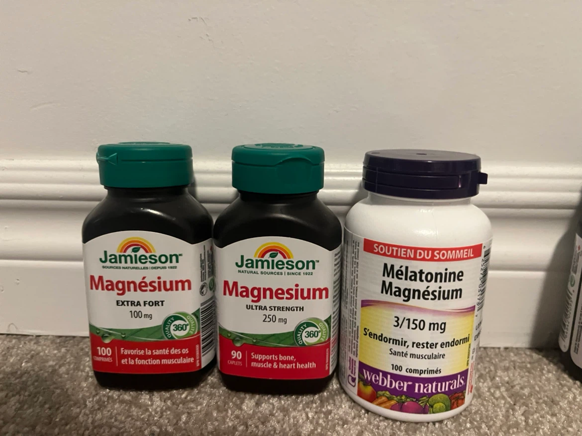 magnesium and melatonin supplements. - photo 2