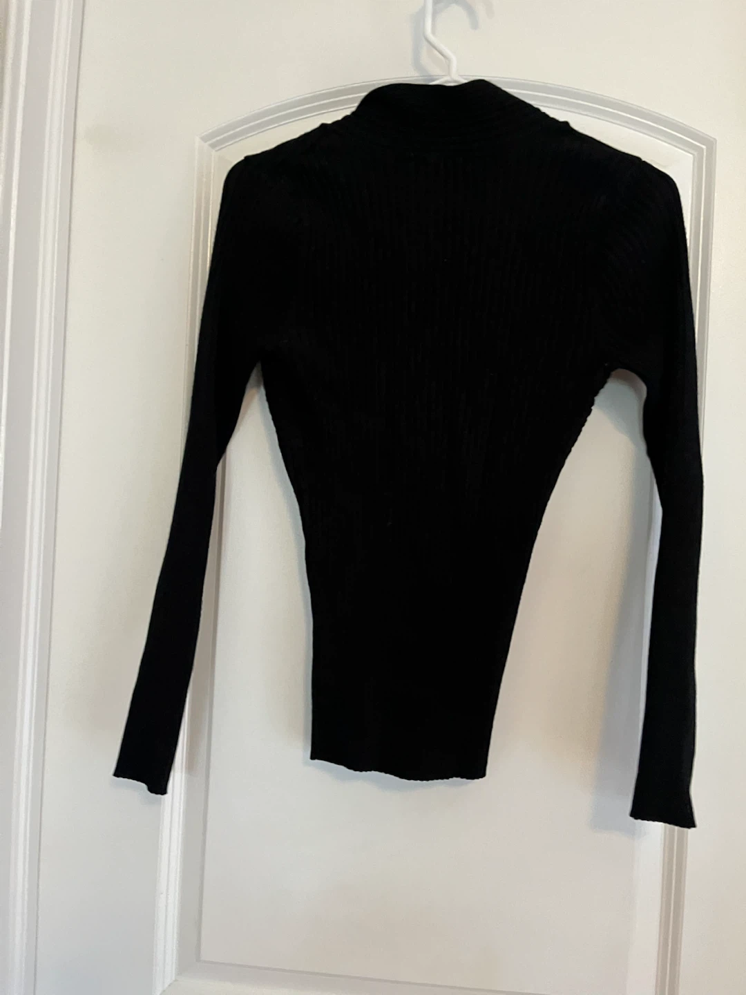 Ribbed long sleeve top - photo 3