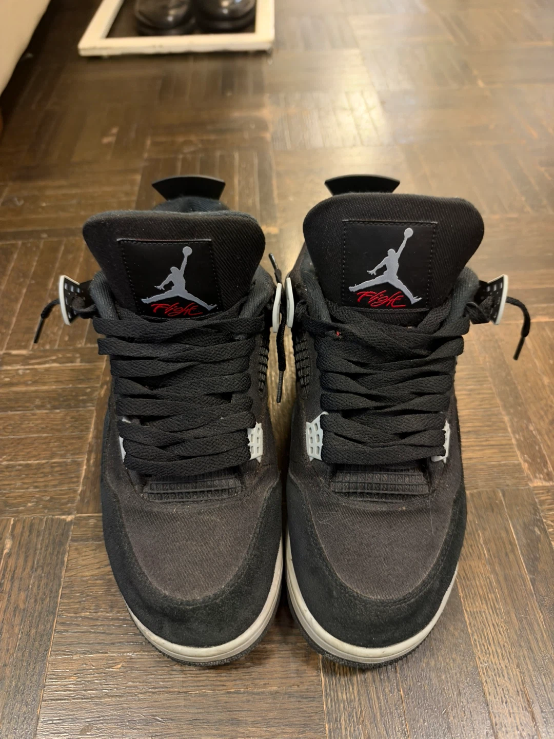 Air Jordan 4 Black Canvas