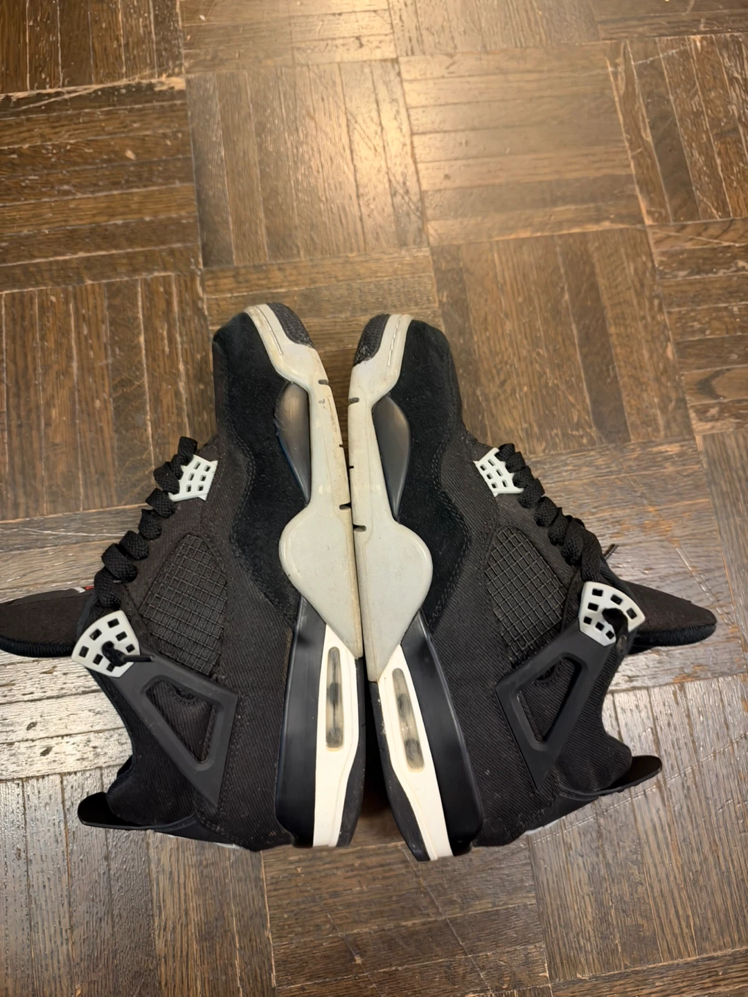Air Jordan 4 Black Canvas - photo 3