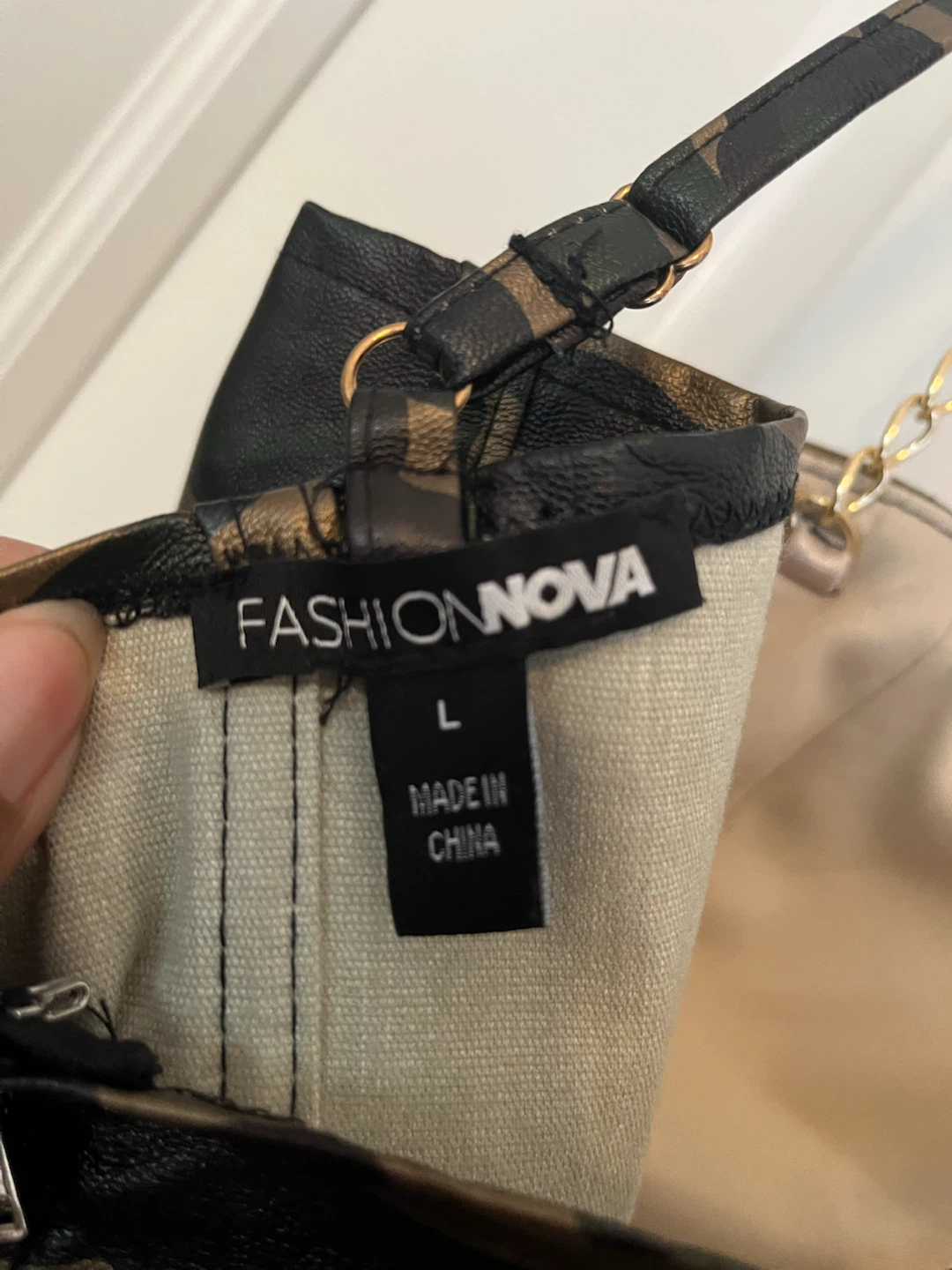Fashion Nova Camo Corset Top - photo 3