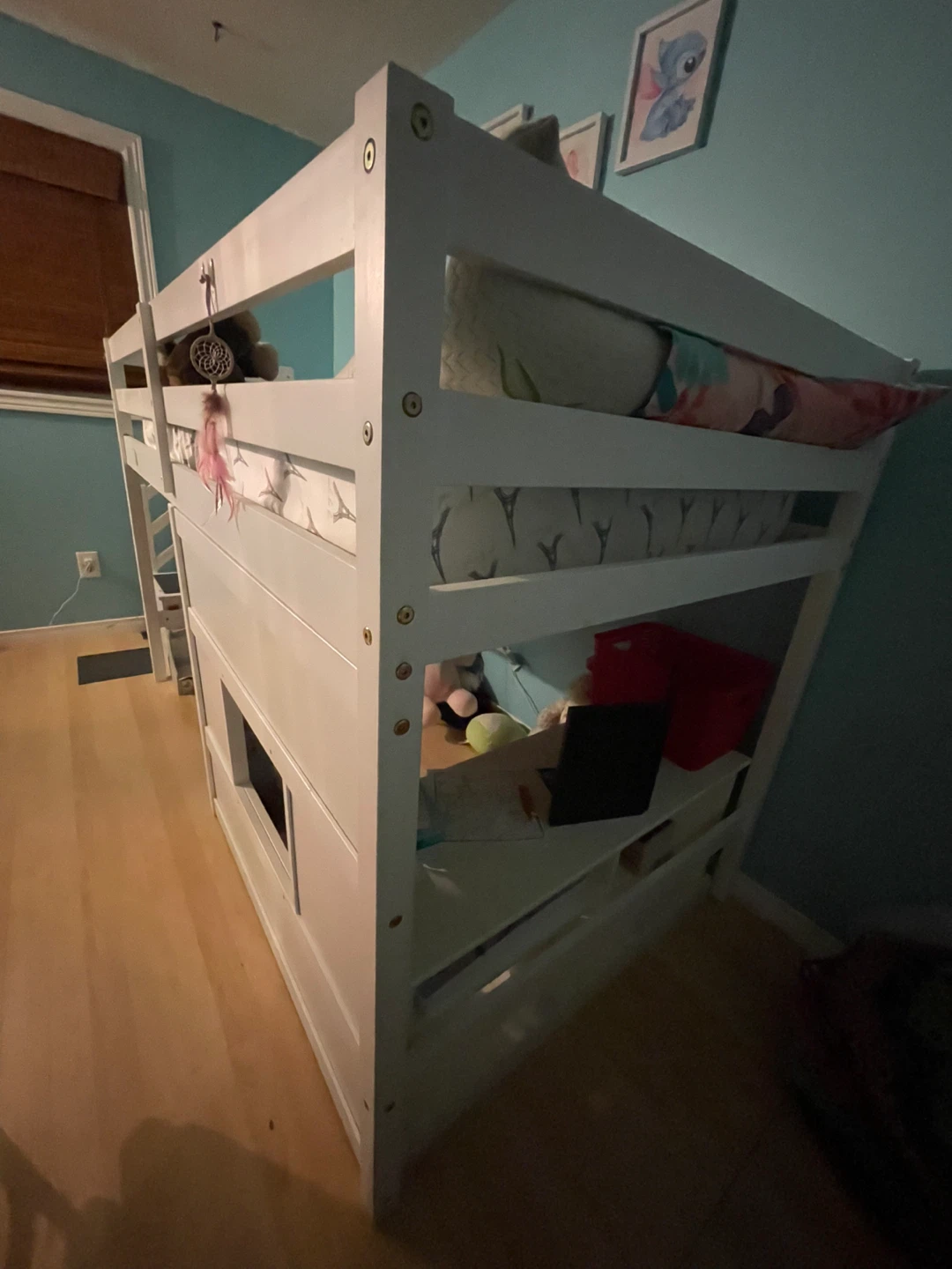 Merax Twin Size Loft Bed with Storage Staircase - photo 3