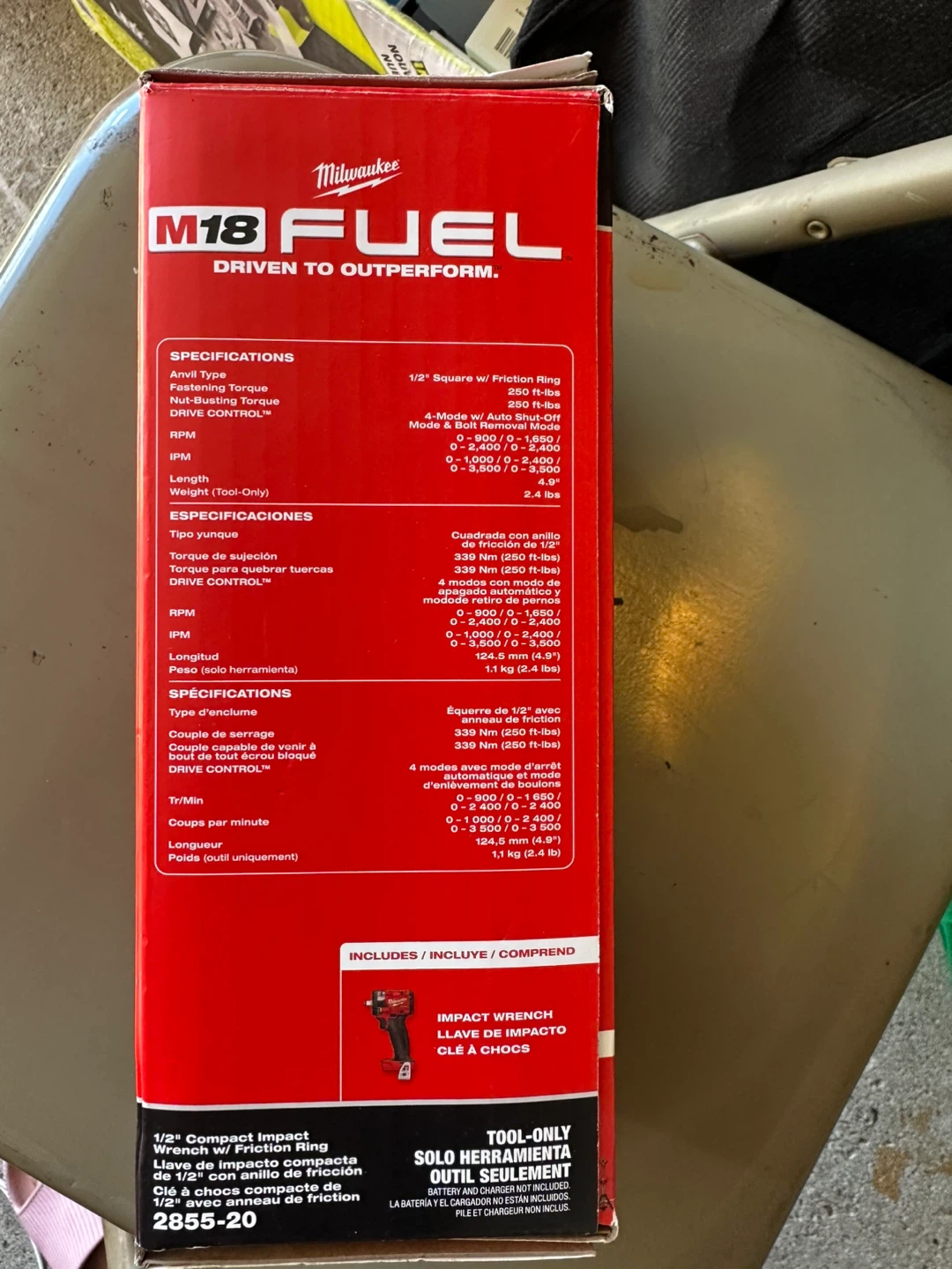 Firm price Milwaukee M18 FUEL 1/2" Compact Impact Wrench 2855-20 - photo 3