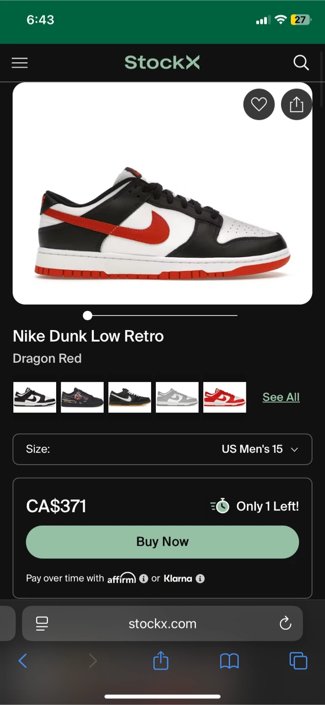 Nike Dunk Low Retro - photo 3