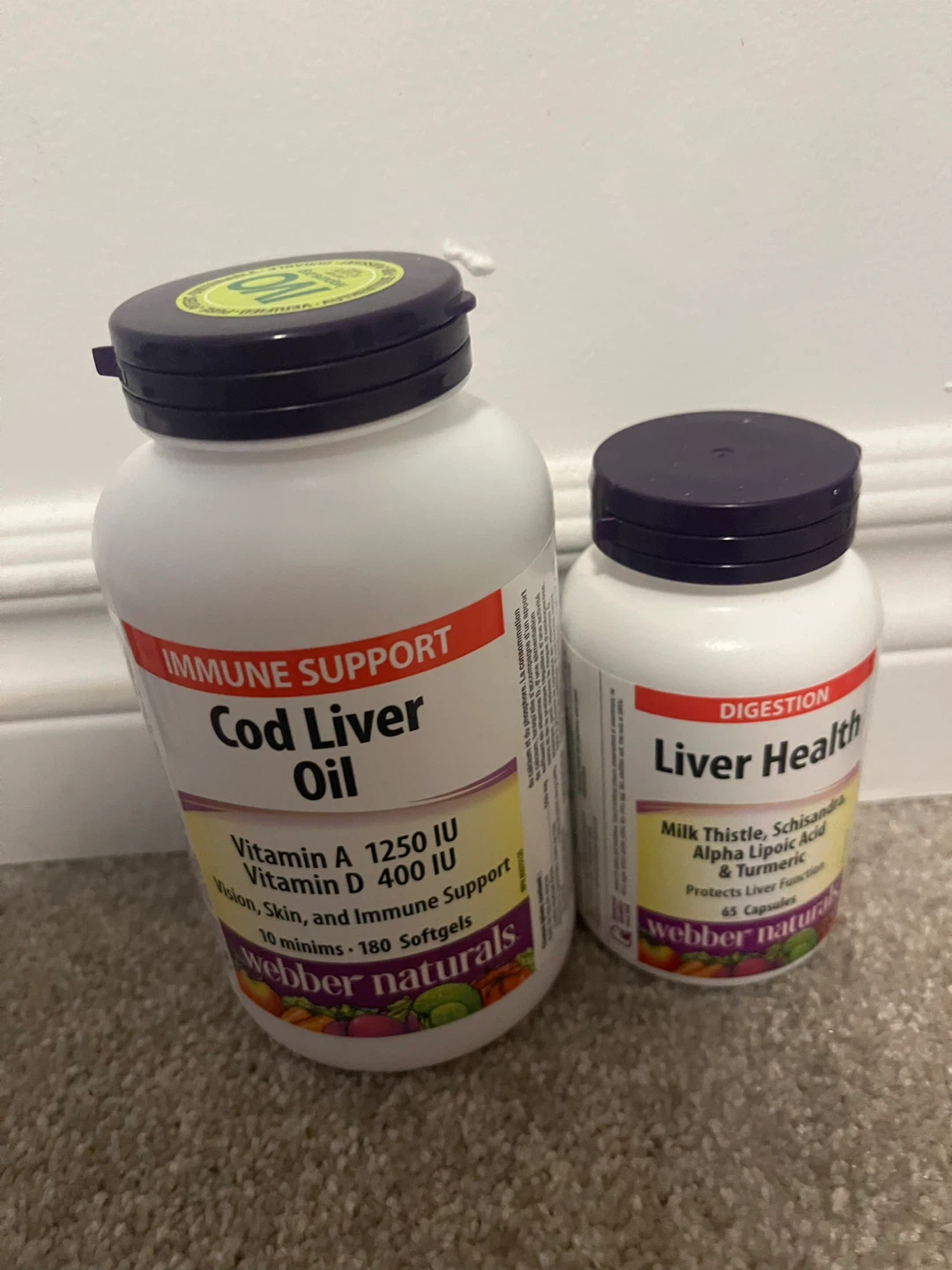 Webber Naturals Cod Liver Oil and Liver Health Supplements - photo 2