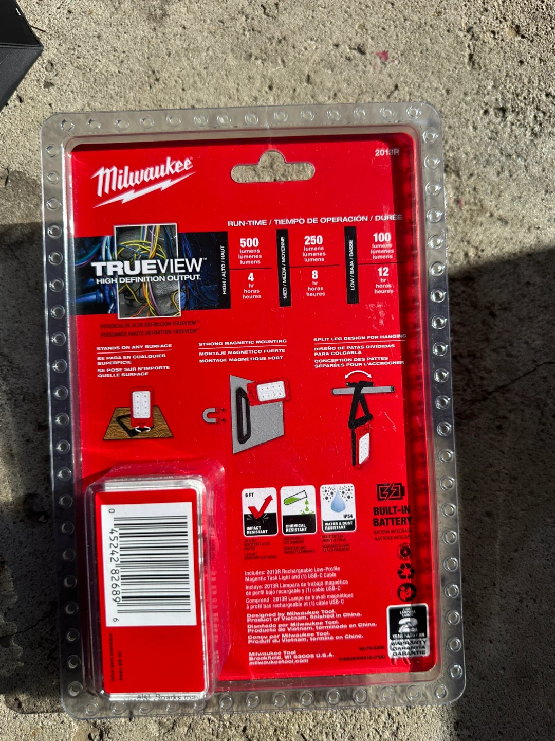 Firm price Milwaukee 2013R Rechargeable Magnetic Task Light - photo 2