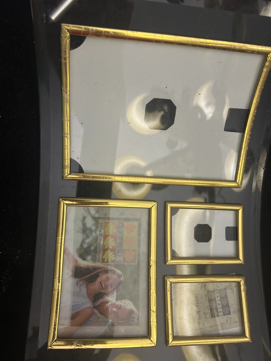 Sixtrees Multi-Photo Frame Gold