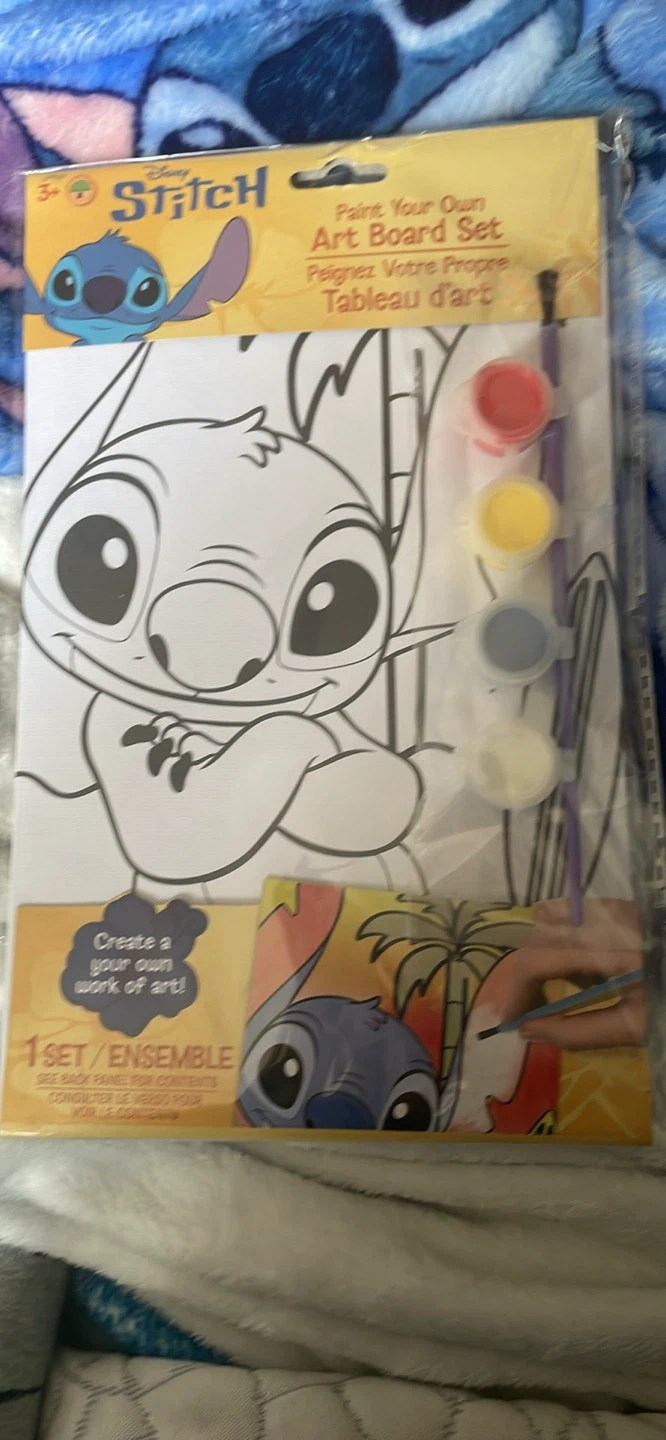 Disney Stitch Paint Your Own Art Board Set