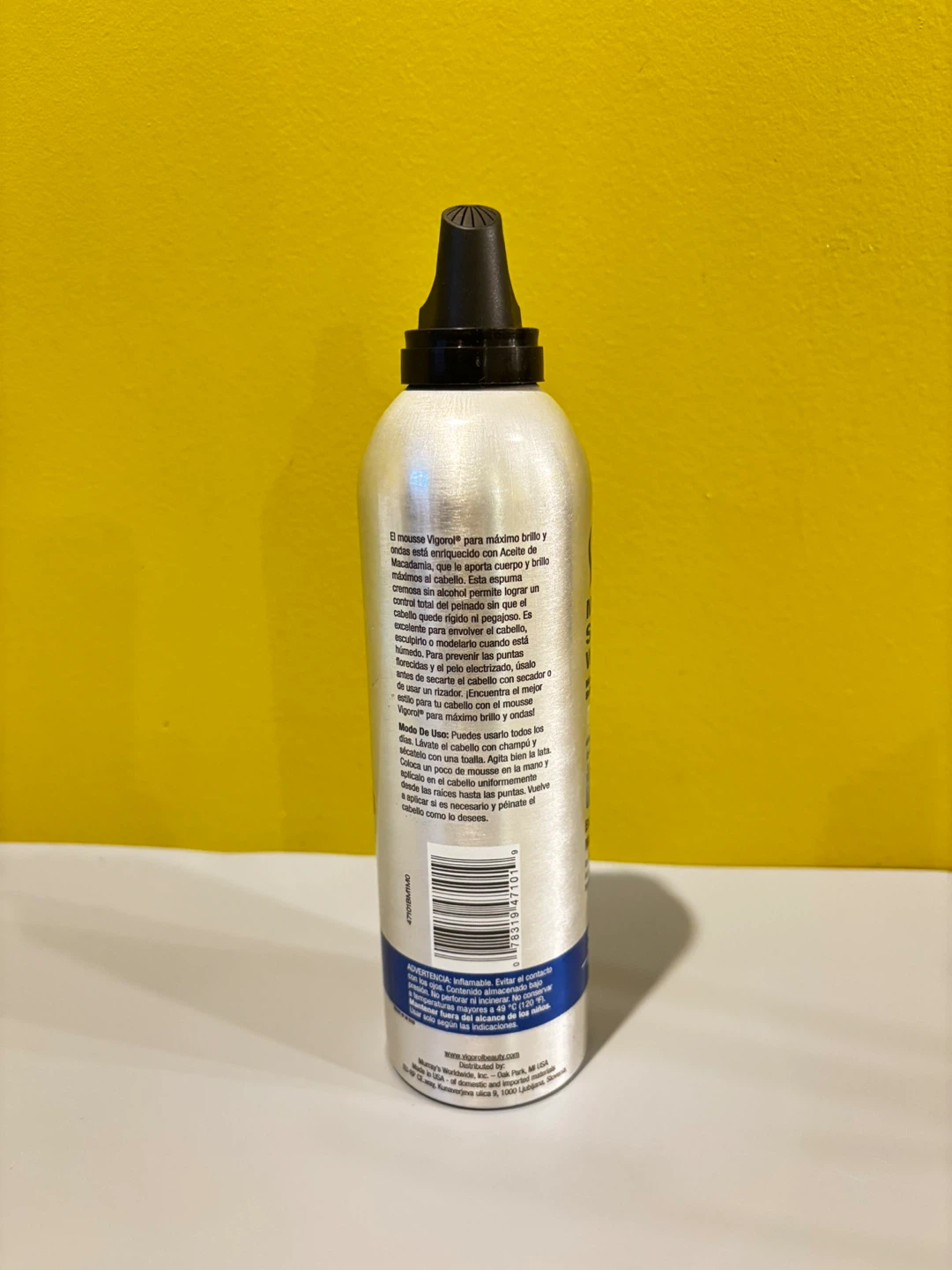 Vigorol Maximum Shine & Wave Mousse 12 oz - photo 3