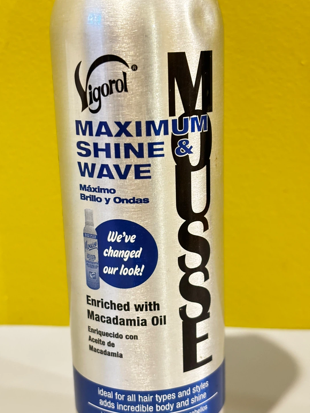 Vigorol Maximum Shine & Wave Mousse 12 oz - photo 4