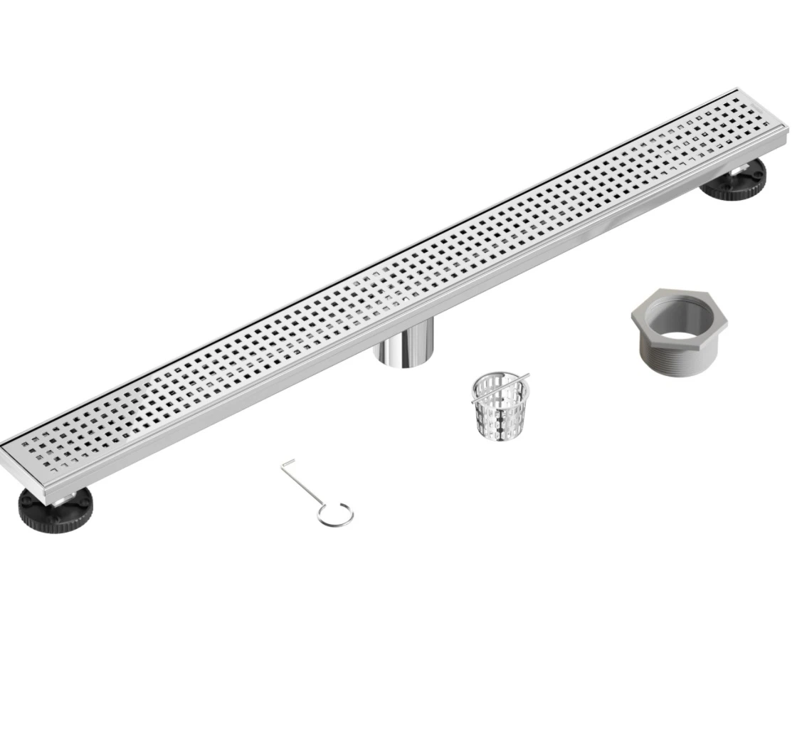 Neodrain 30" Linear Shower Drain, Polished Stainless Steel