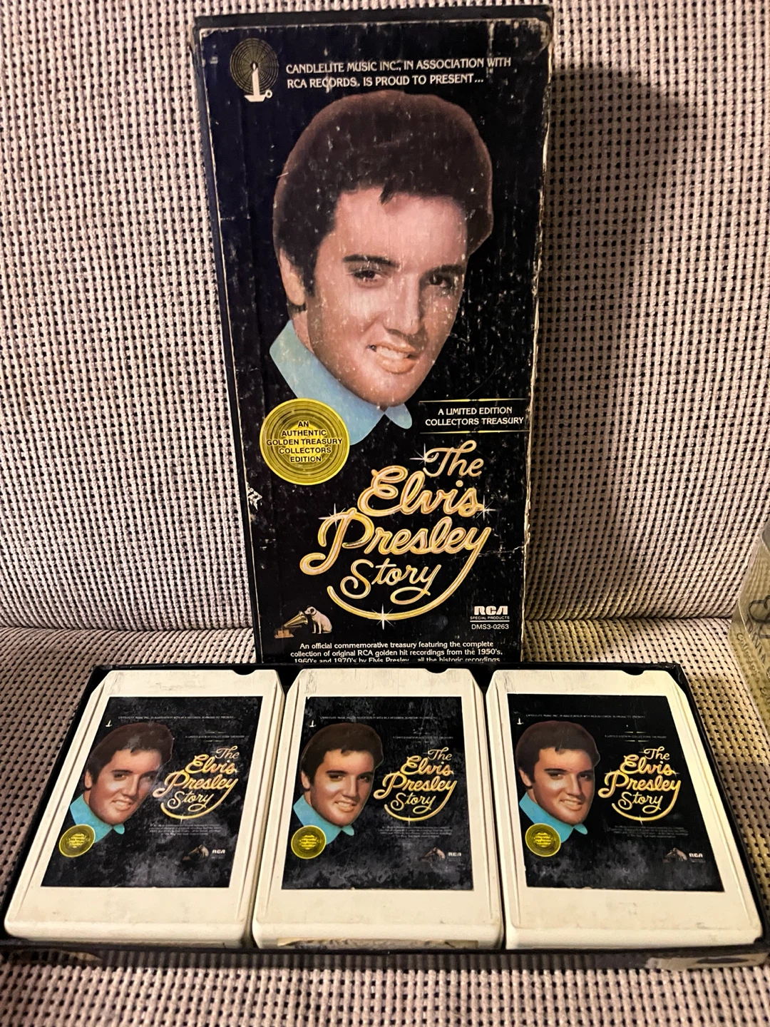 The Elvis Presley Story 8-Track Tape Set