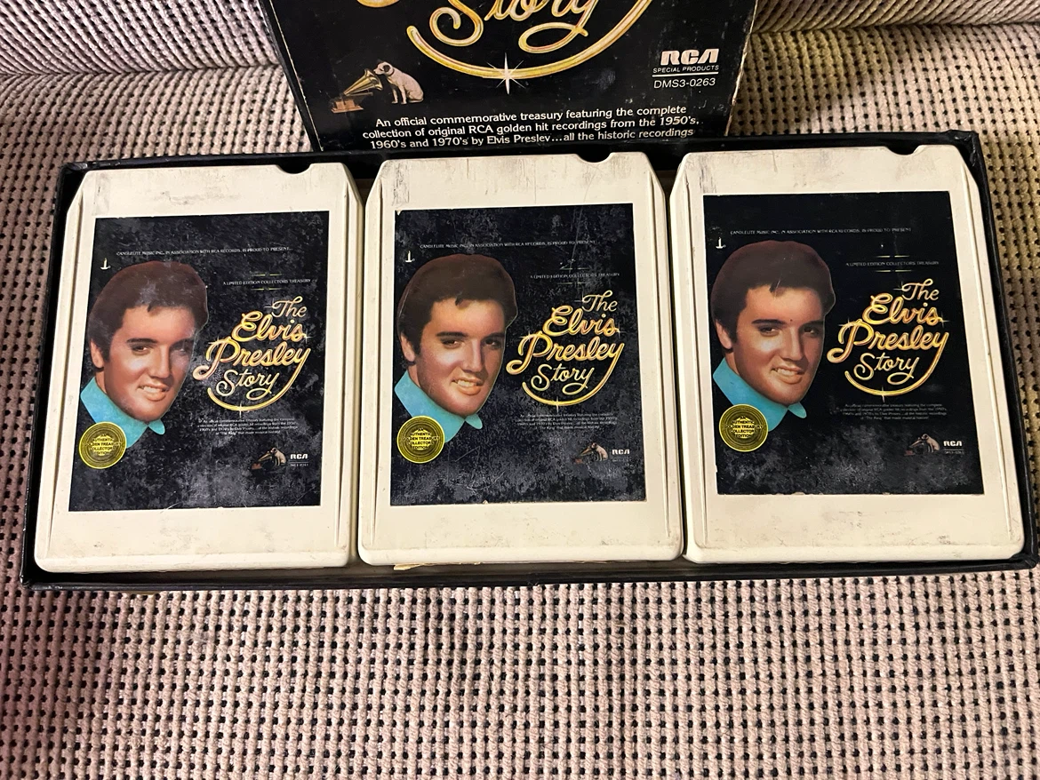 The Elvis Presley Story 8-Track Tape Set - photo 3