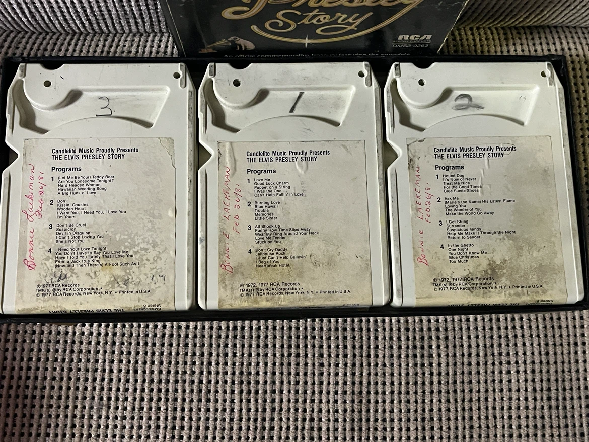 The Elvis Presley Story 8-Track Tape Set - photo 4