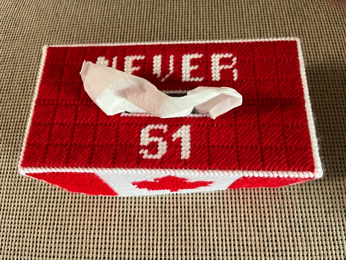 Handmade Canadian Themed Tissue Box Cover - photo 2
