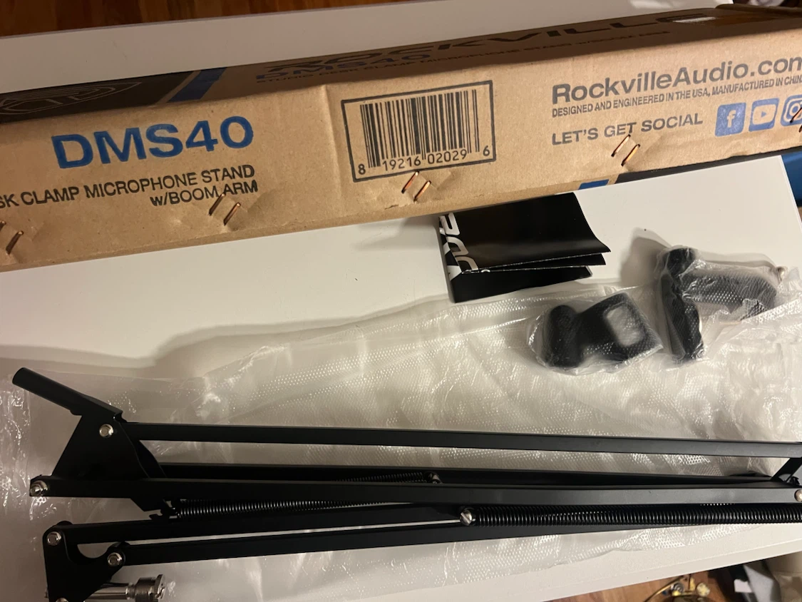 Rockville DMS40 Studio Desk Clamp Microphone Stand - photo 4