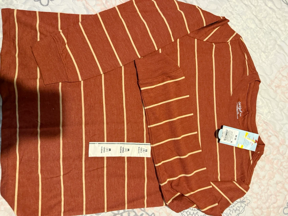 Cat & Jack Striped Long Sleeve Shirt