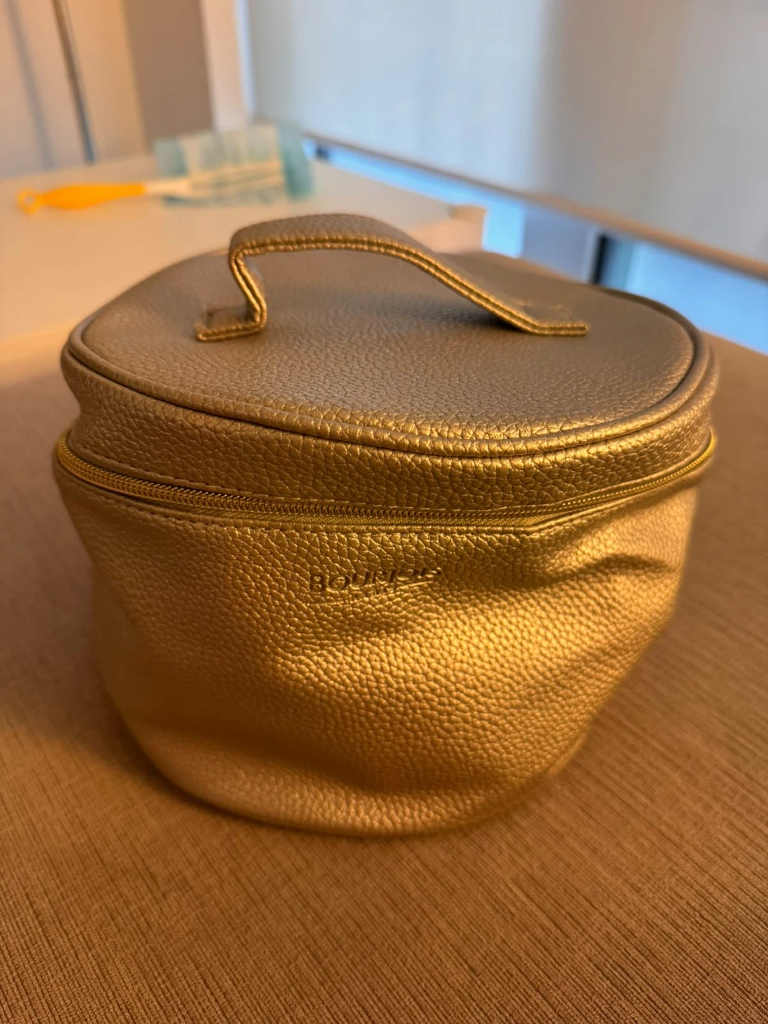 Bourjois Gold Cosmetic Bag
