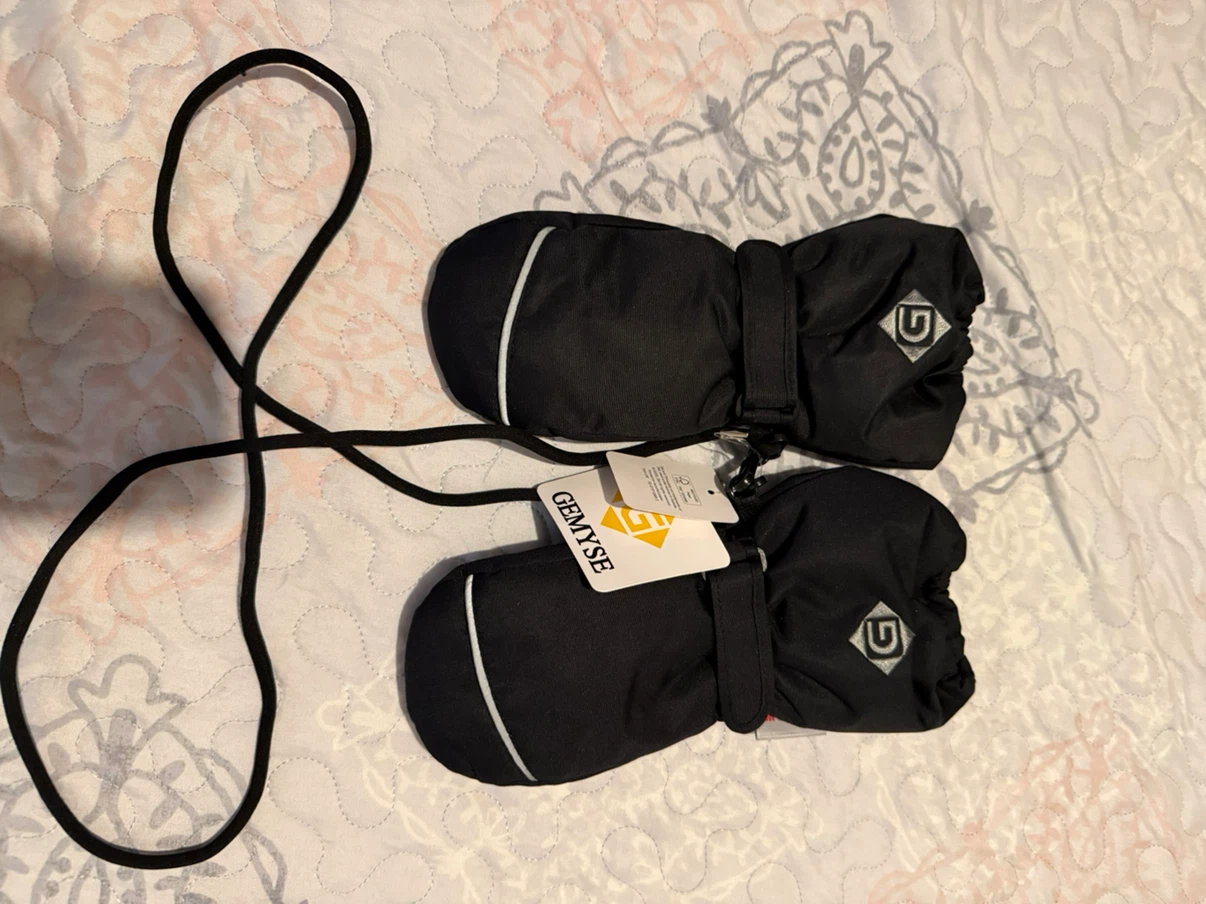 Gemyse Kids Winter Mittens Black