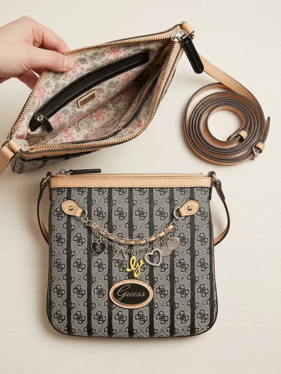 Guess Crossbody Bag with Charms - photo 4