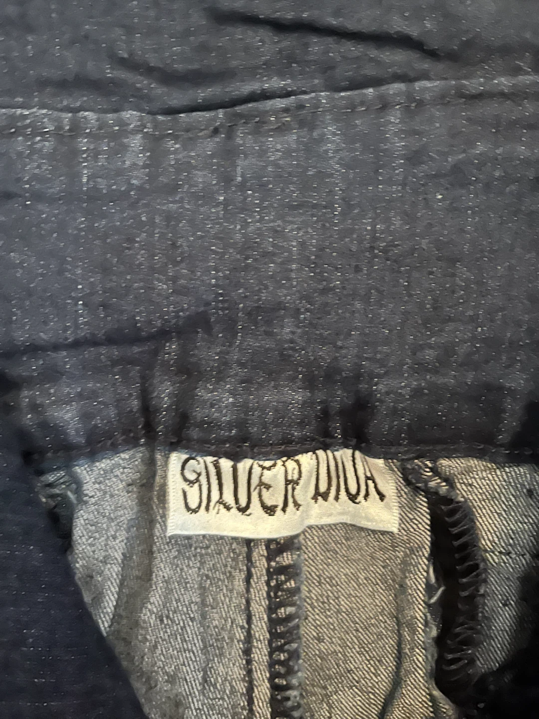 Silver Diva High-Waisted Distressed Jeans Size 15 - photo 3