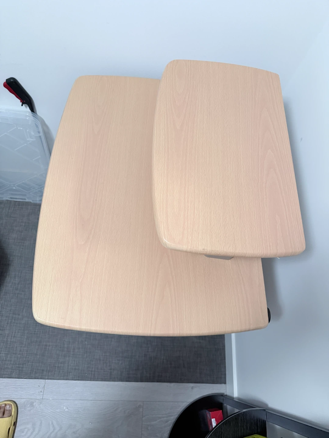 Light Wood Computer Desk - photo 2