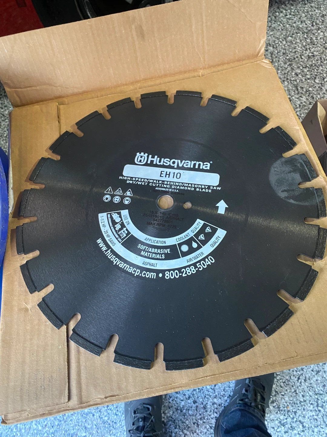 Husqvarna EH10 Diamond Saw Blade