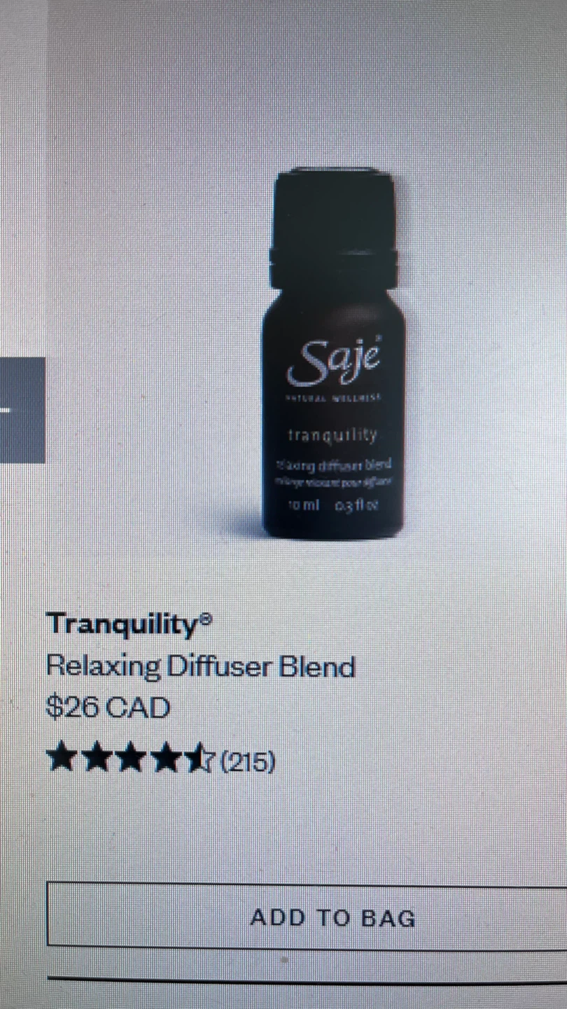 Saje Aroma Om Ultrasonic Diffuser and Tranquility Oil - photo 2