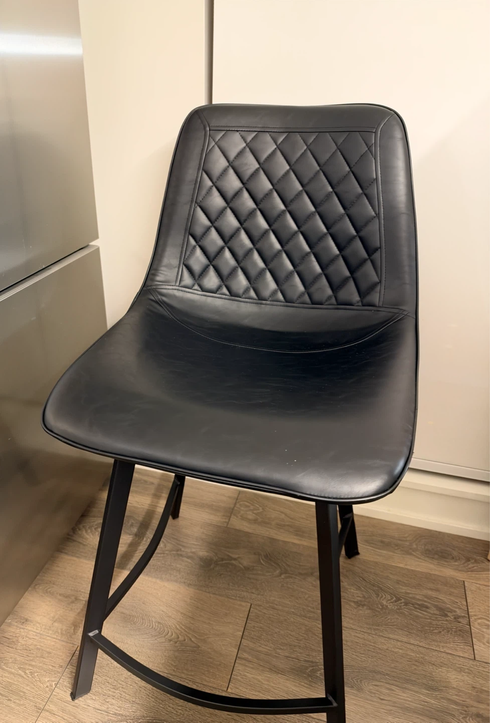 Structube black bar stool 61cm