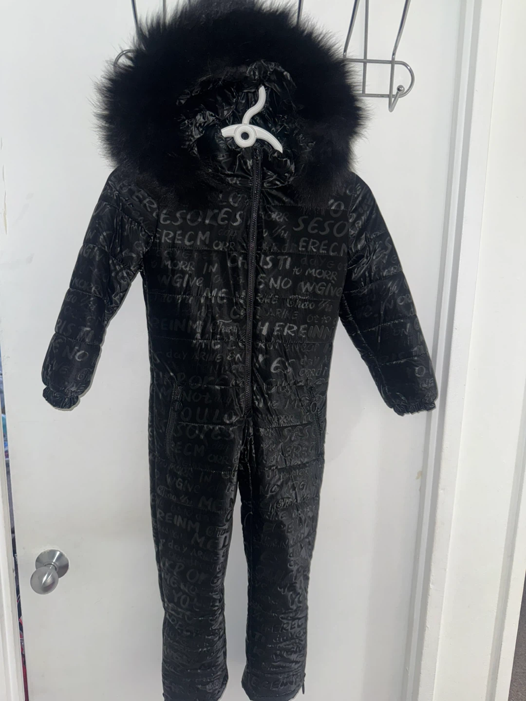 Black winter snowsuit - kids