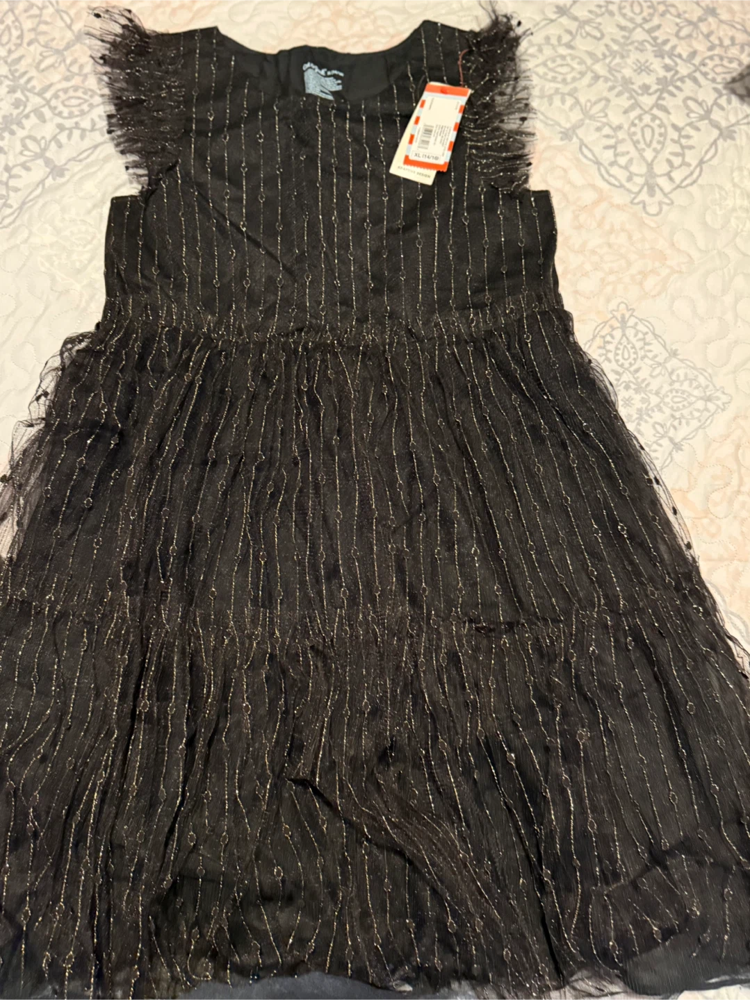 Cat & Jack Black Sparkle Dress
