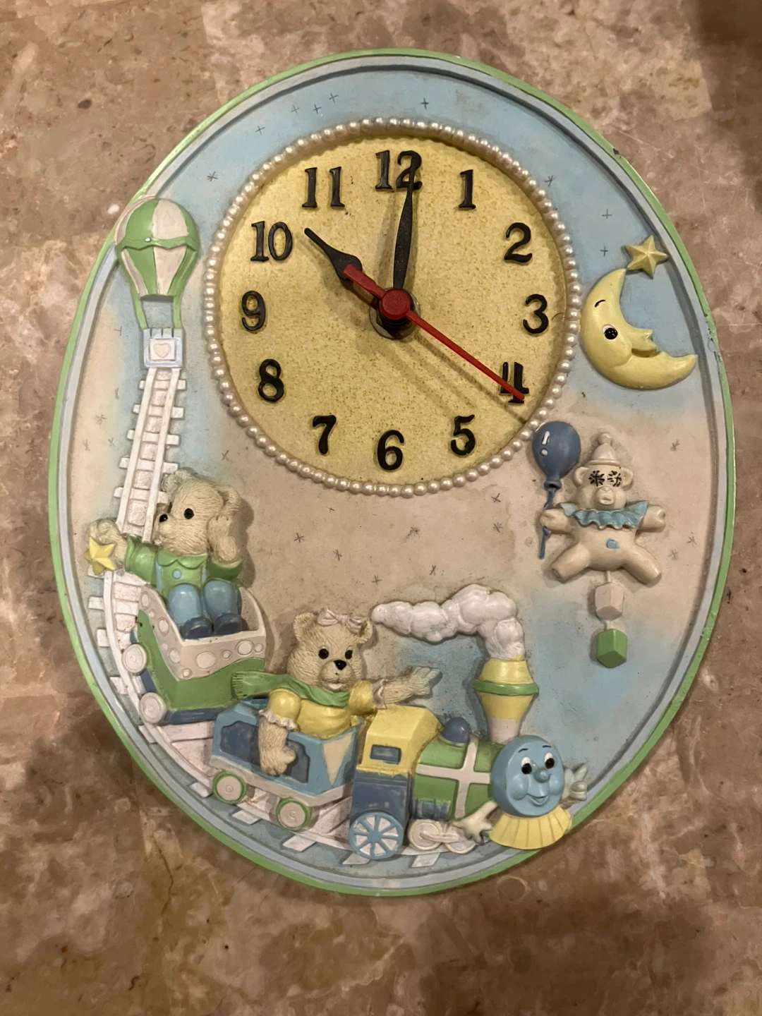 Children's Teddy Bear Theme Wall Clock
