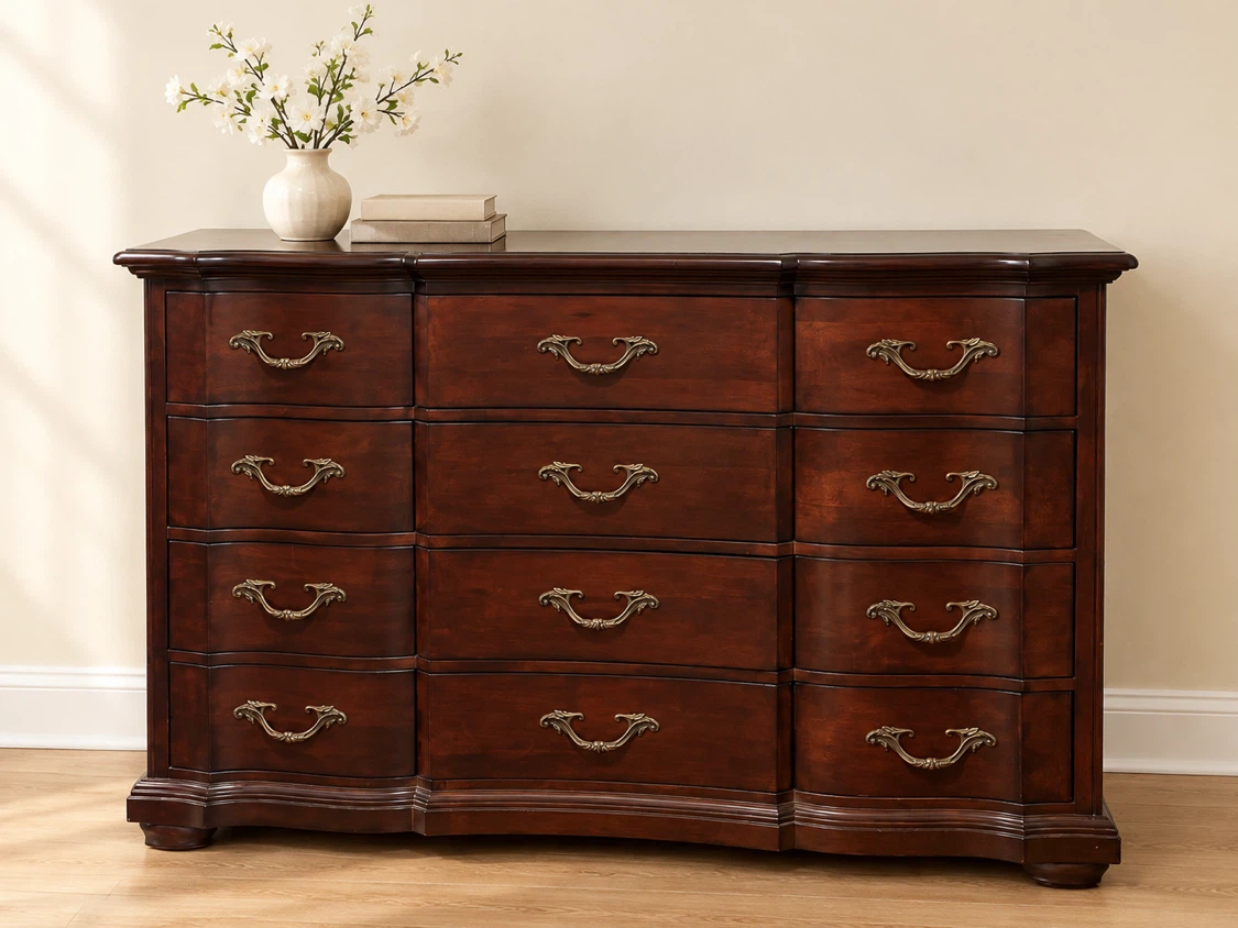 Large Bernhardt Mahogany Twelve-Drawer Dresser - Delivery Extra - photo 3