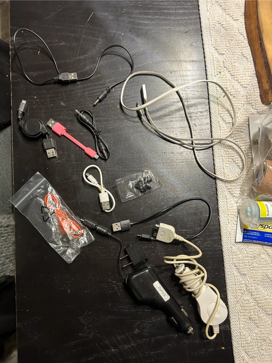 Assorted Electronic Charging Cables and Adapters #freecycle