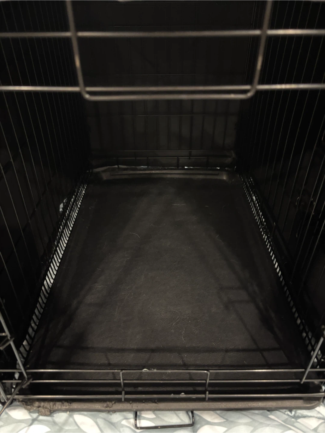 Black Wire Dog Crate with Cover - photo 5