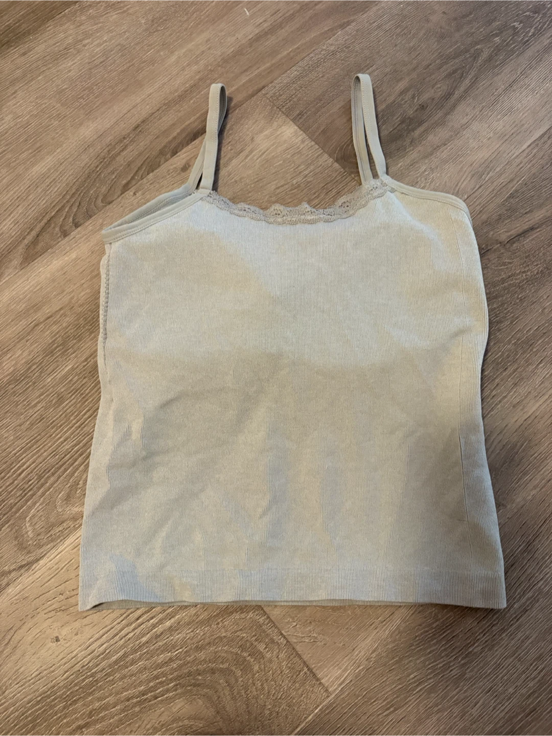 New (XS) Light Grey lace trim camisole - photo 2