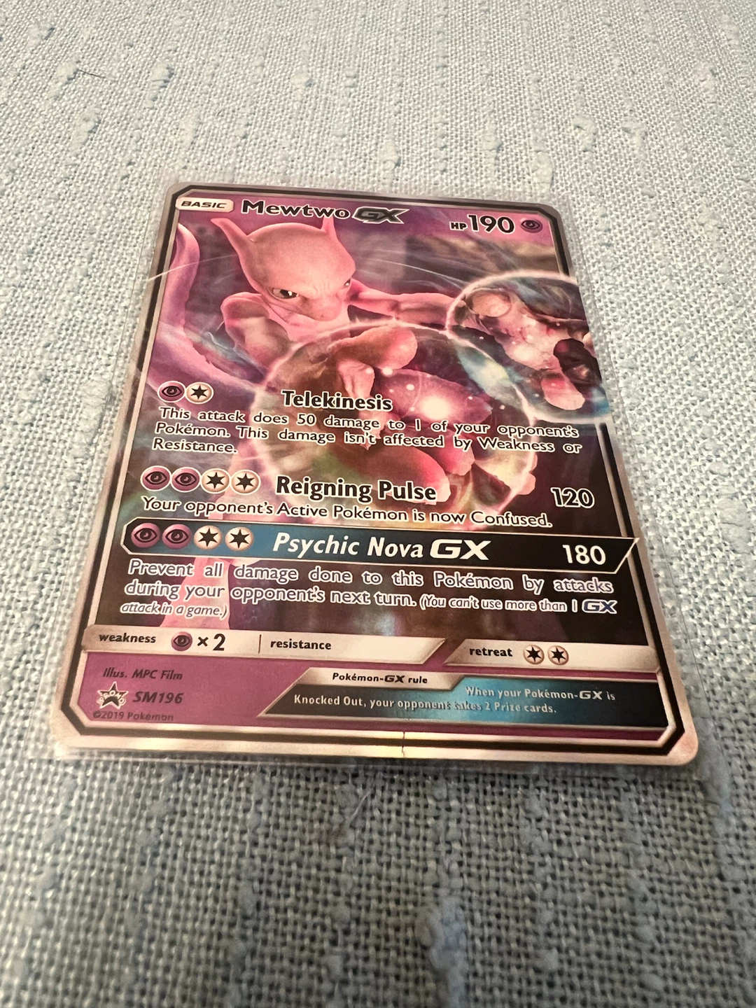 Mewtwo GX card - photo 2
