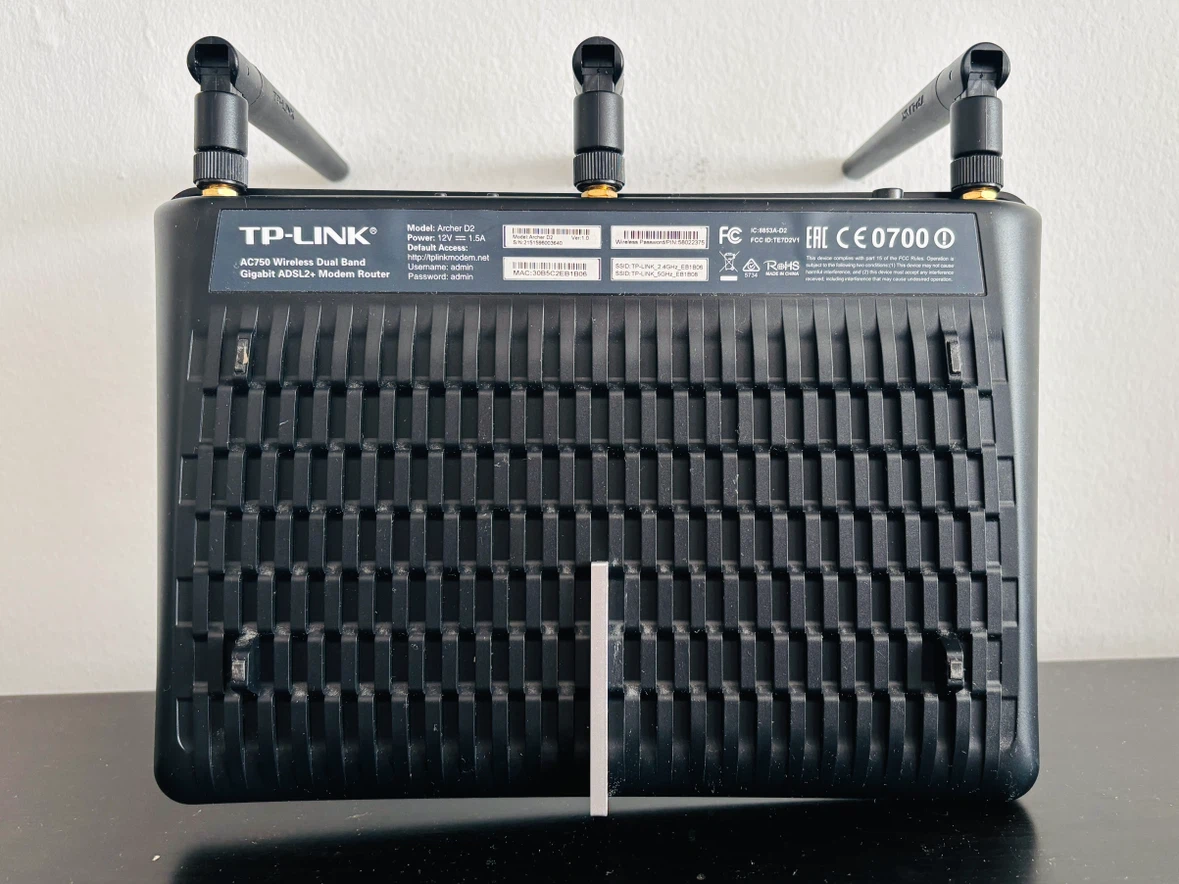 TP-Link Archer D2 AC750 Wireless Dual Band Modem Router - photo 5