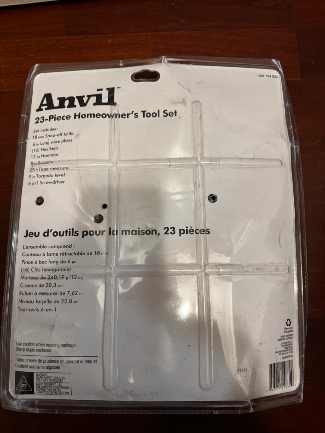 Anvil 23-Piece Homeowner's Tool Set - photo 2