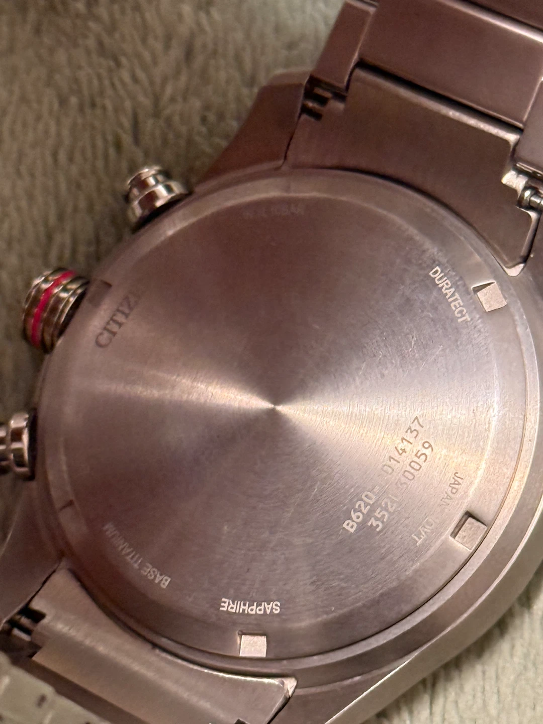 Citizen Eco-Drive Titanium Chronograph Watch - photo 4