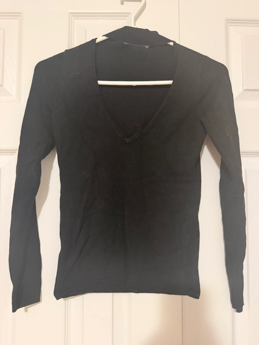 Size small Guess Black Long Sleeve Top - photo 2
