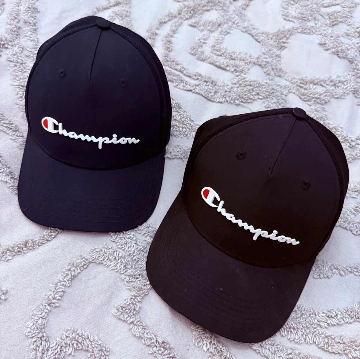Two Champion Baseball Caps