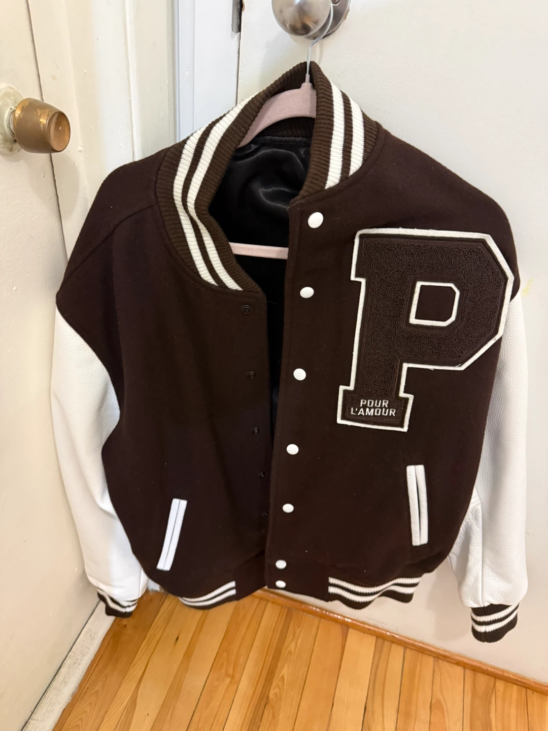 Pour L'Amour Varsity Jacket